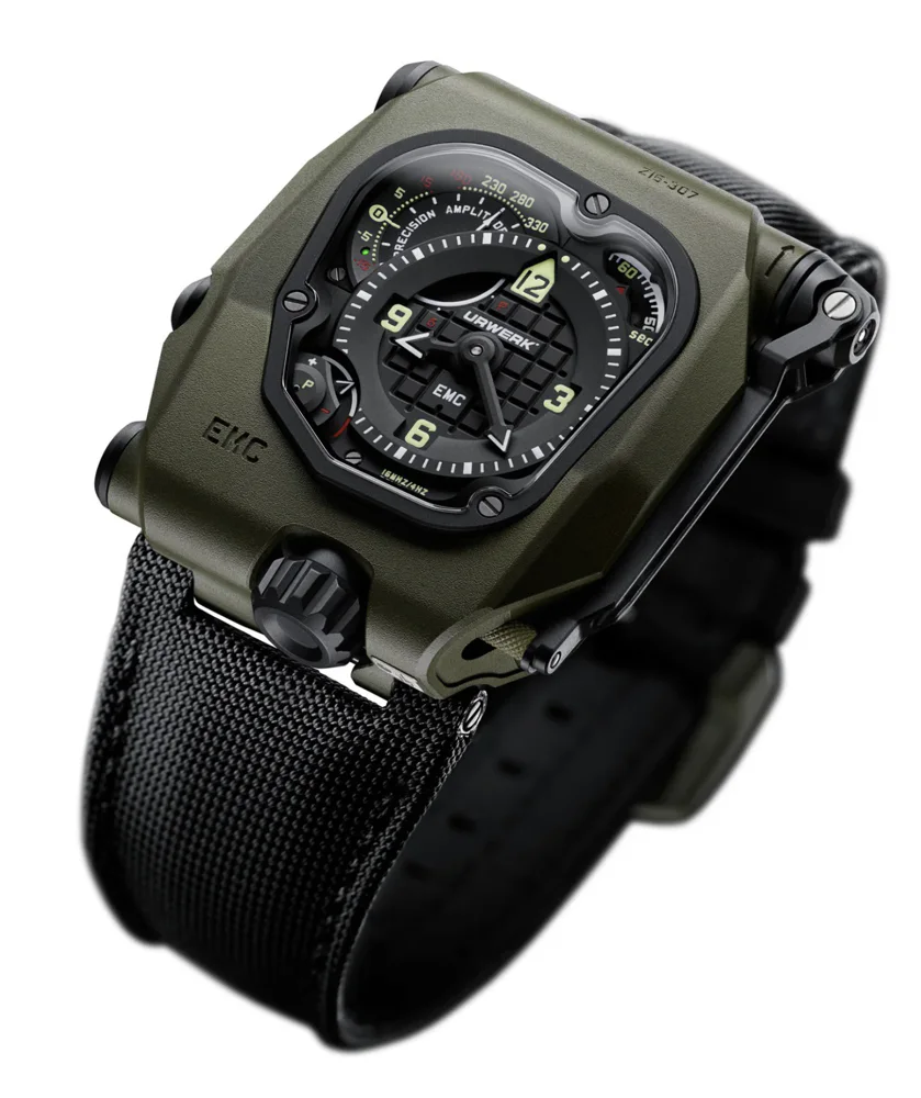 Urwerk EMC Time Hunter Ceramic Green